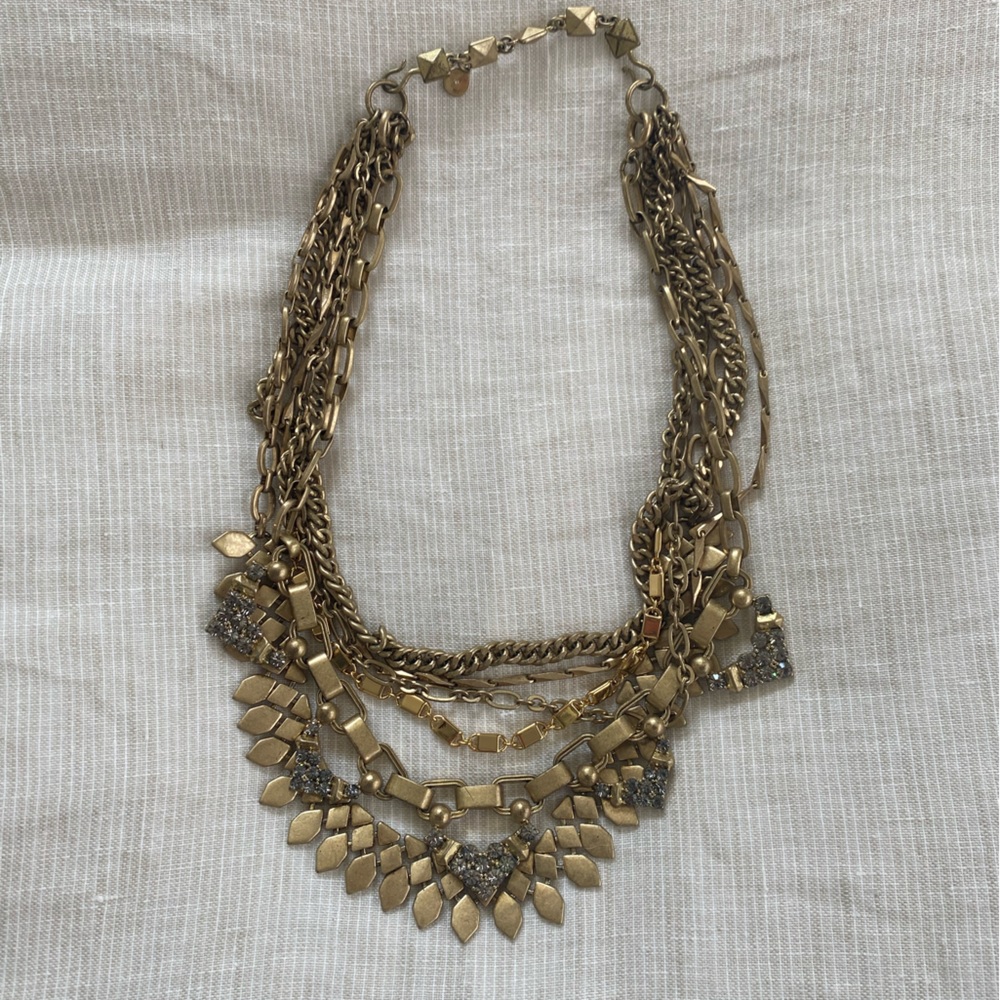 Stella & Dot Gold Sutton Necklace